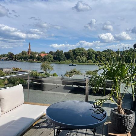 Ferienhaus Seekutter Mit Eigenem Seezugang Malchow  Buitenkant foto