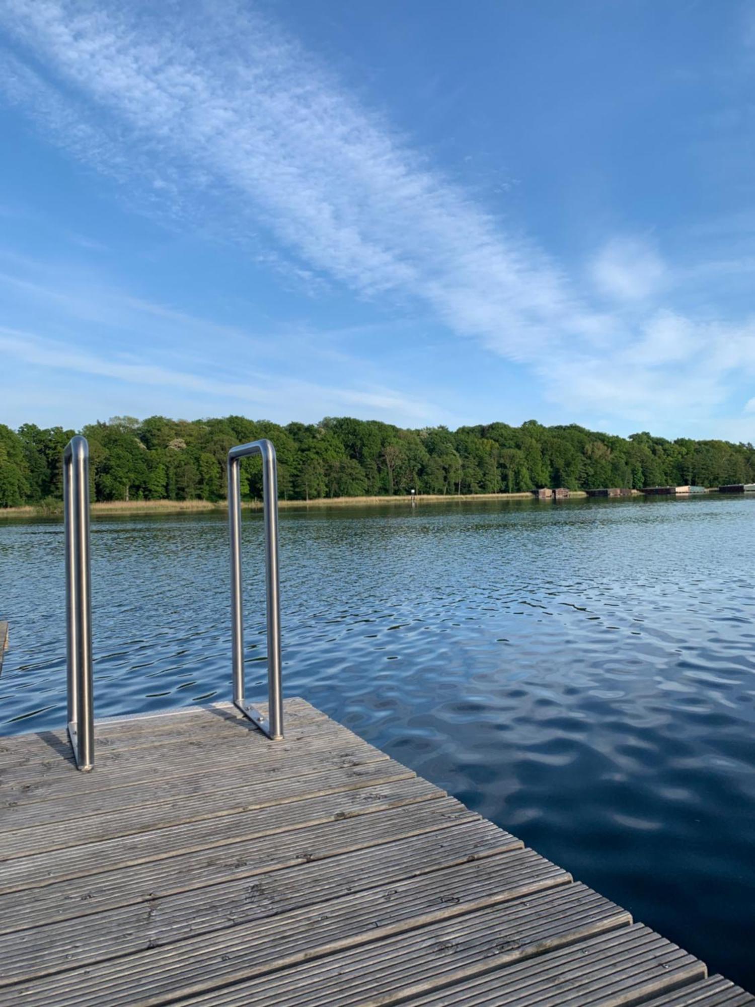 Ferienhaus Seekutter Mit Eigenem Seezugang Malchow  Buitenkant foto
