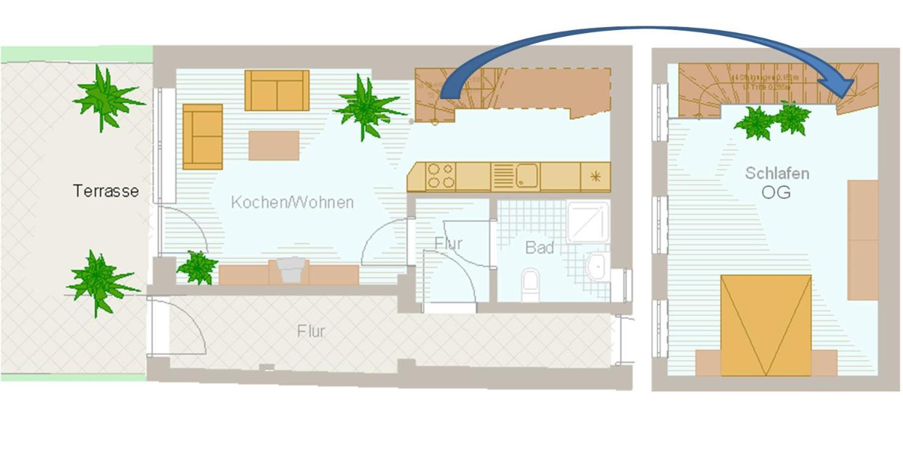 Ferienhaus Seekutter Mit Eigenem Seezugang Malchow  Kamer foto