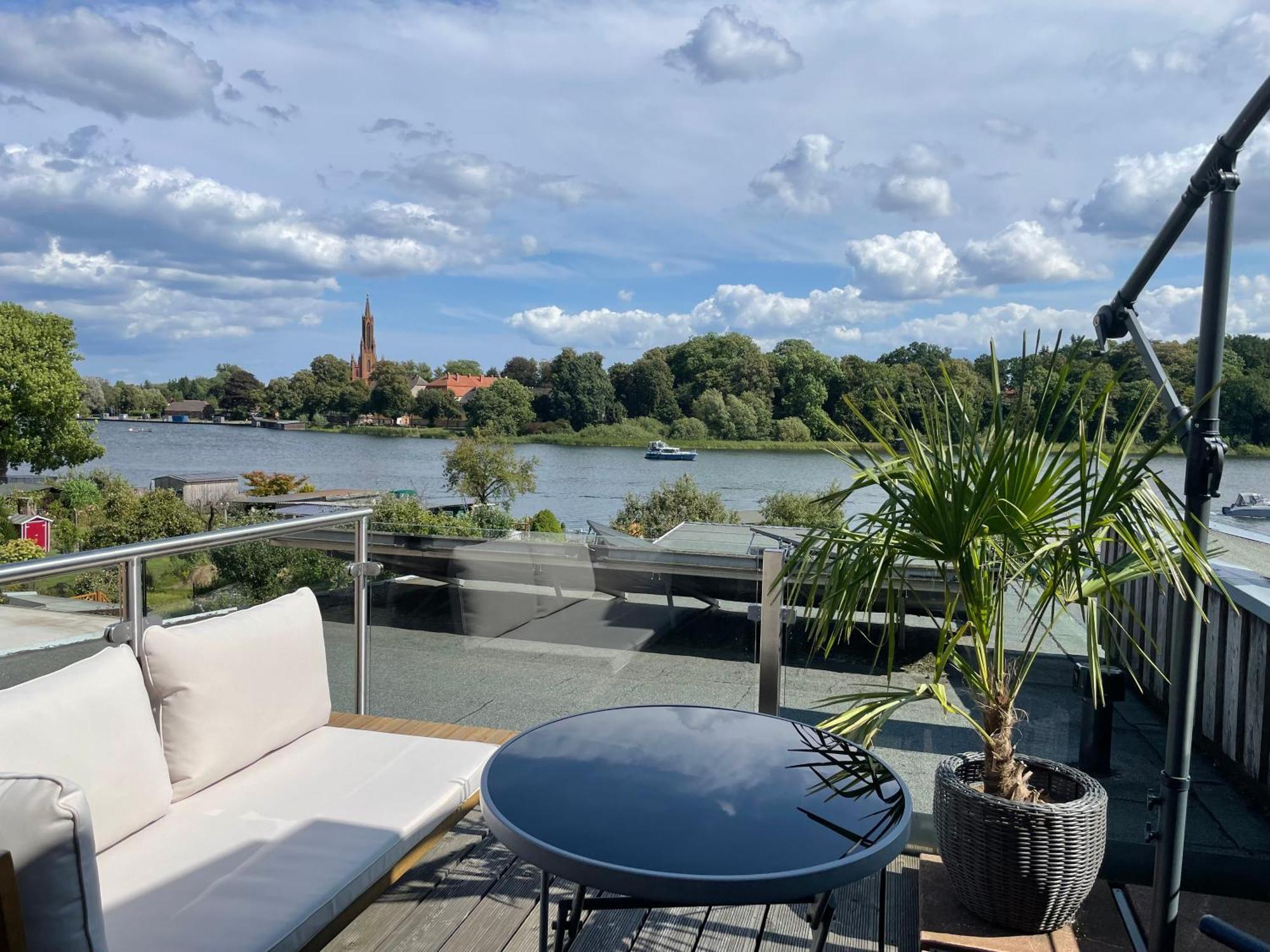 Ferienhaus Seekutter Mit Eigenem Seezugang Malchow  Buitenkant foto